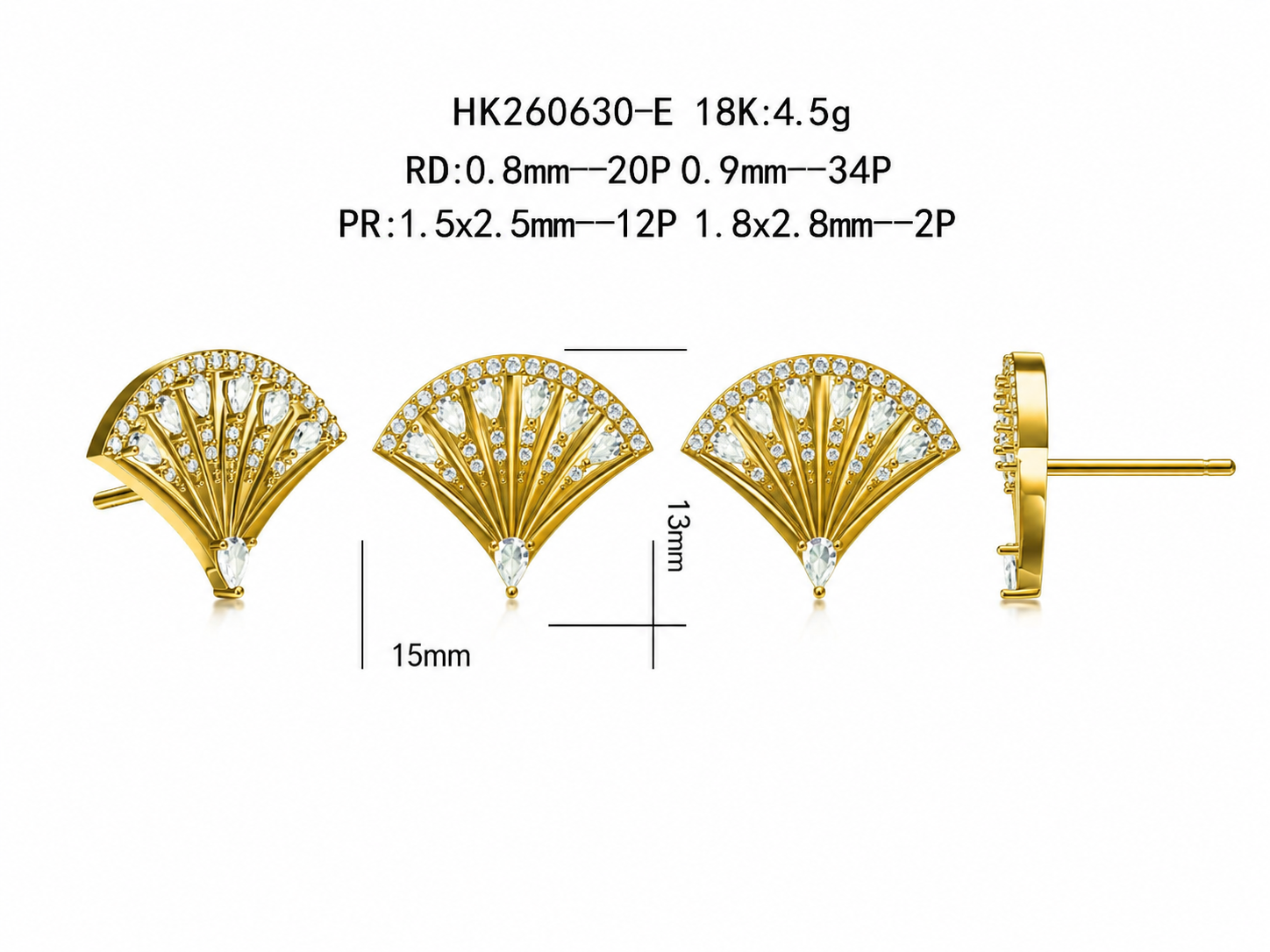 Diamond Earrings / HK260630-E