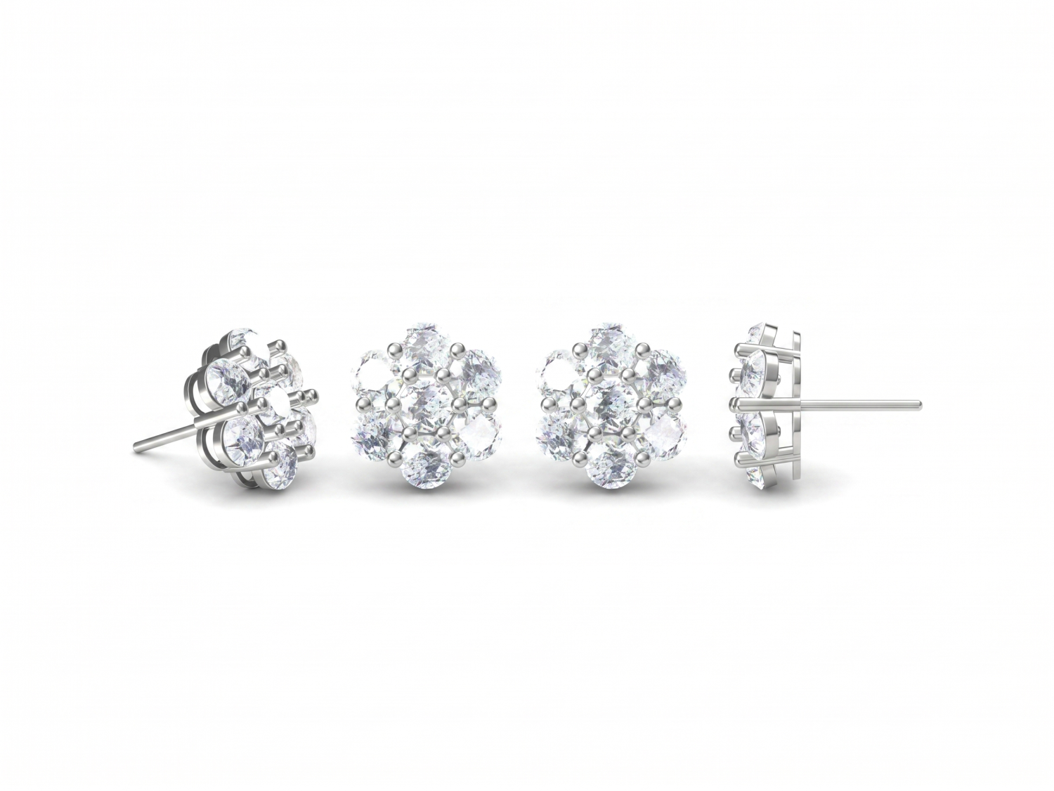 Earring 7 Stone / HK250909-E