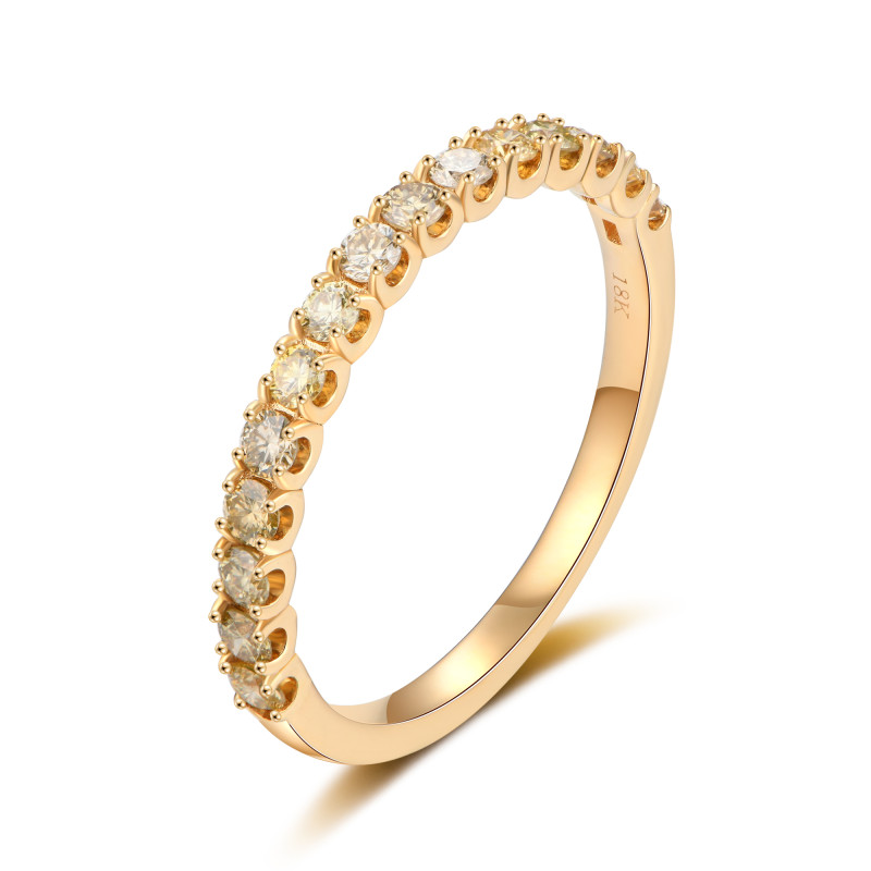 Classic Diamond Half Eternity Ring / PK-15R+1/NMR
