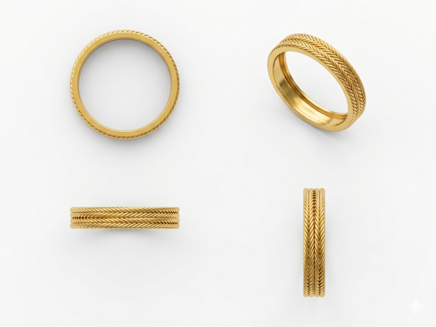 Wedding Band Ring / MDG-R-1568