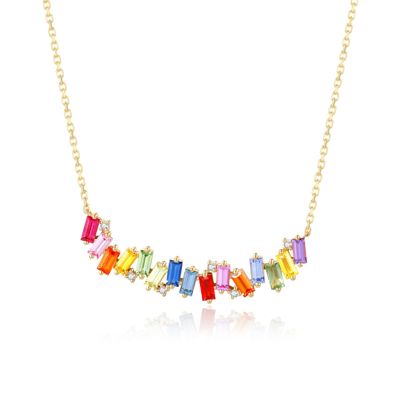 Colour Sapphire and Diamond Pendant / PK-87SP/HAR