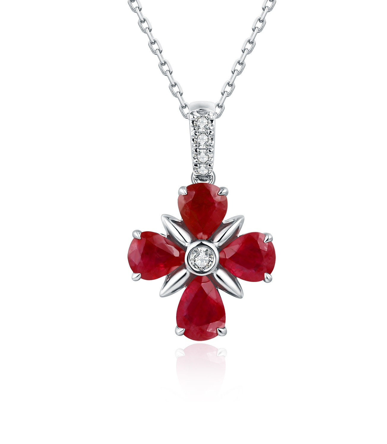 Ruby and Diamond Pendant / PK-64SP/TCR