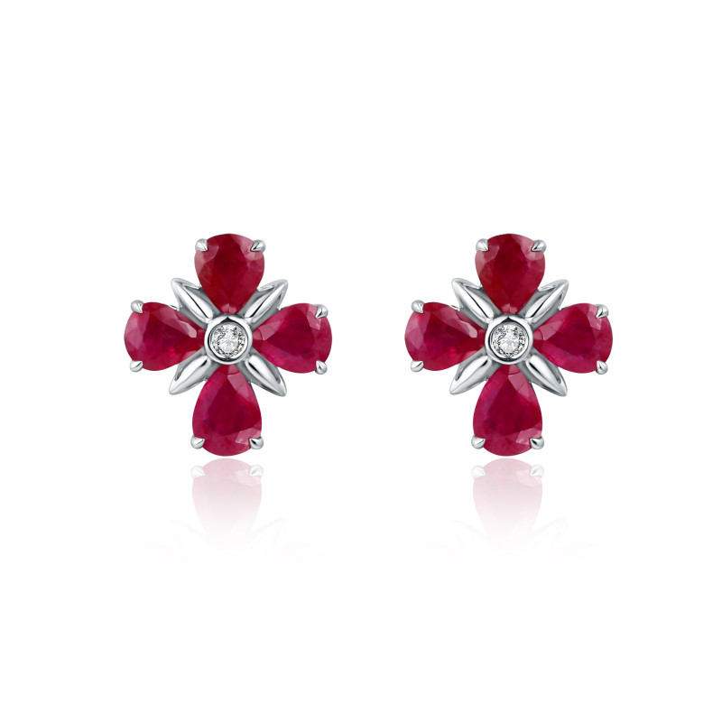 Ruby and Diamond Earrings / PK-64SE/MMAR
