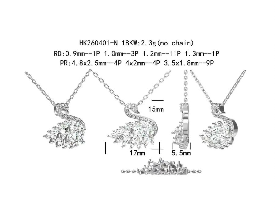 Diamond Necklace / HK260401-N