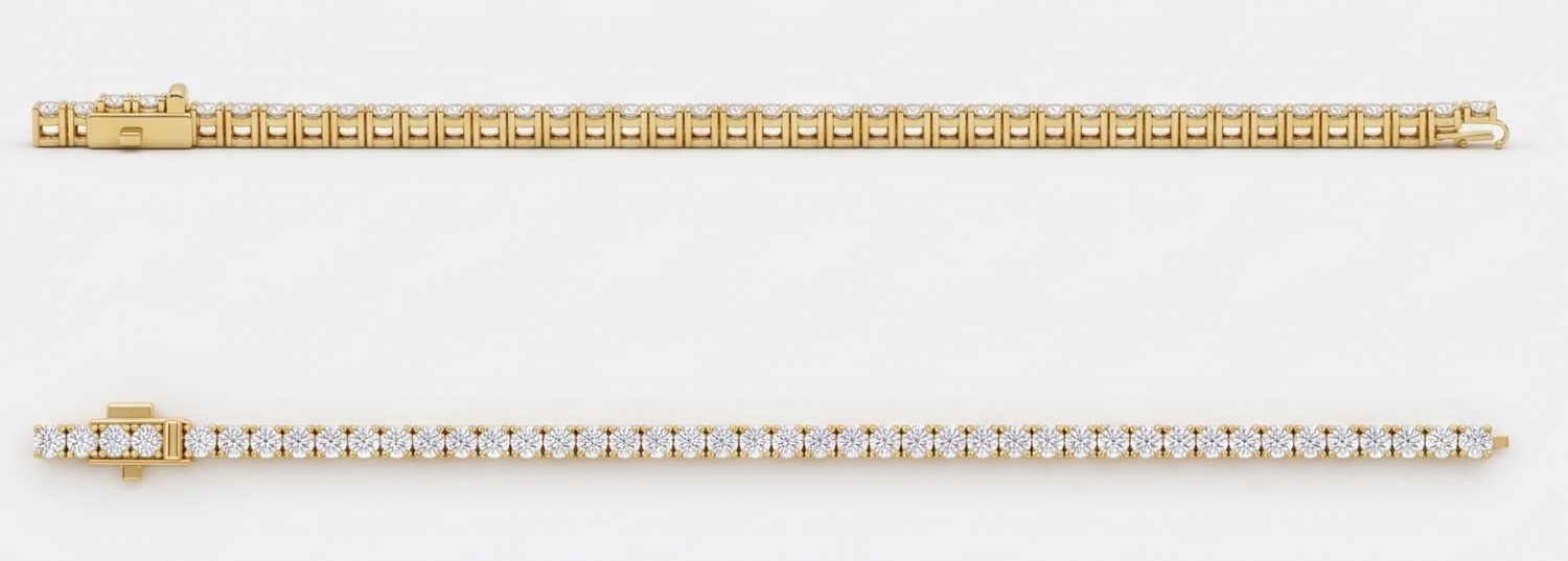 Diamond Tennis Bracelet / MDG-B-304-4.3mm(PK-136B)