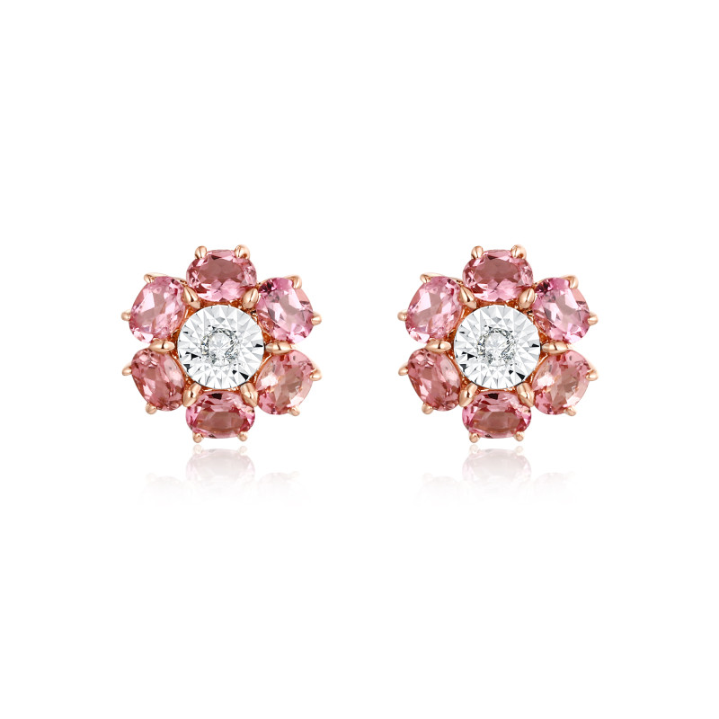 Tourmaline and Diamond Earrings / PK-53SE/CMR