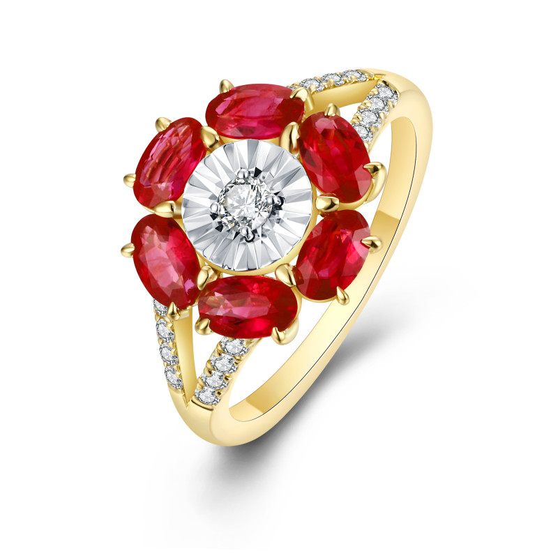 Ruby and Diamond Ring / PK-55SR/ASR