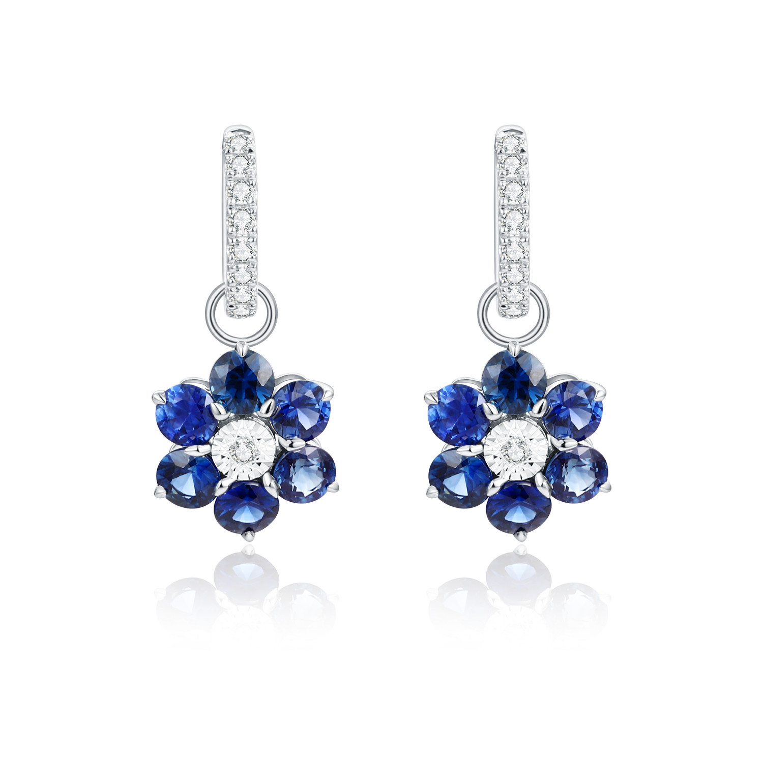 Sapphire and Diamond Earrings / PK-54SE/MNTR