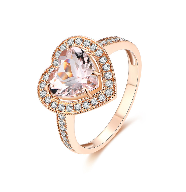 Morganite Diamond Ring / PK-94R/HNR