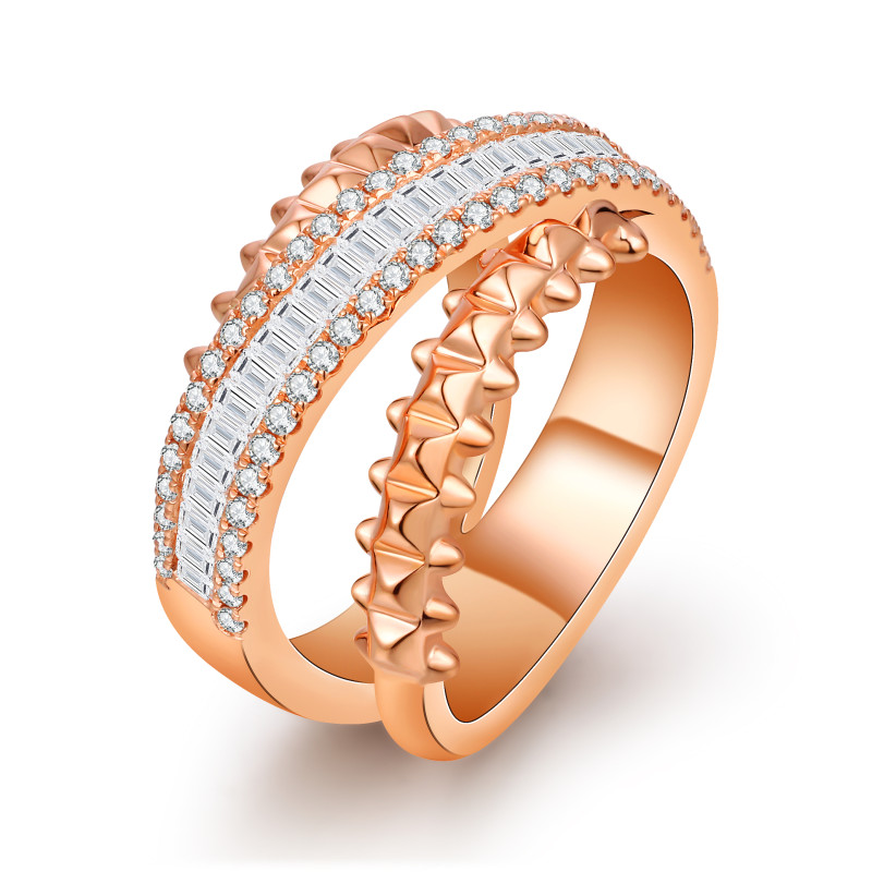 Baguette Diamond Designer Ring / PK-232R/MTER-1