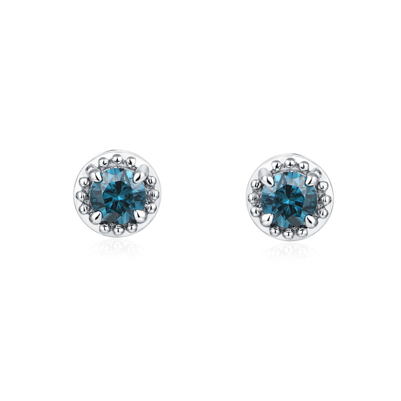 Blue Big Diamond Illusion Studs / PK-25E+1/MCR