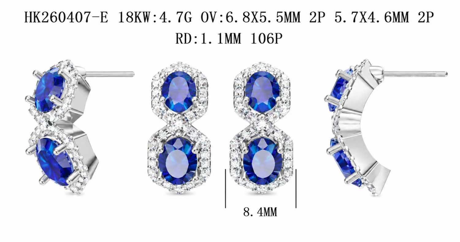 Diamond Earring / HK260407-E