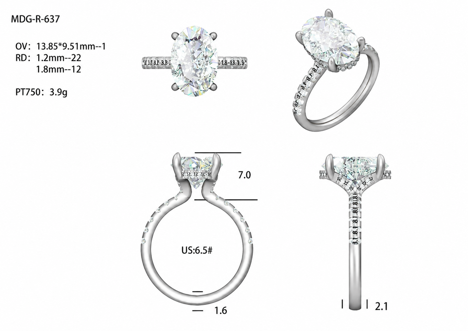 Diamond Ring / MDG-R-637