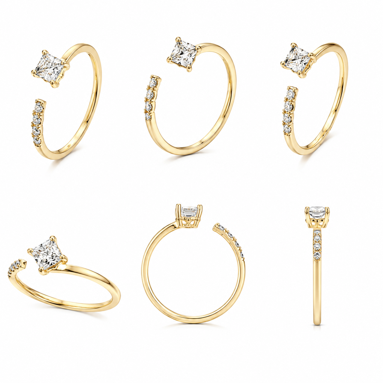 White Diamond Ring / PK-26R+1/SSR