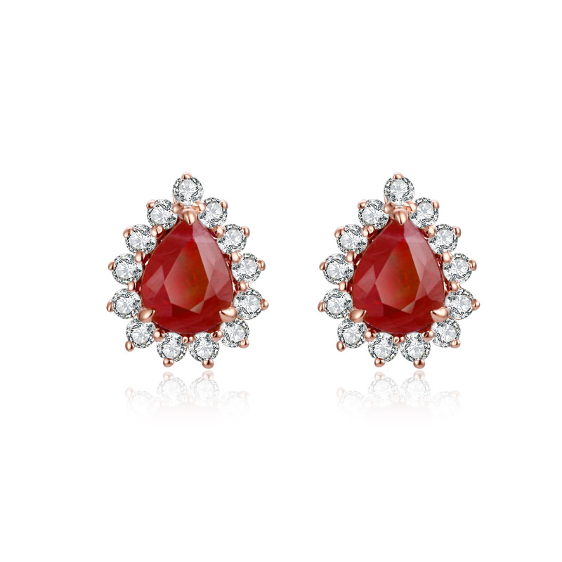 Ruby and Diamond Earrings / PK-70E+1/HSR