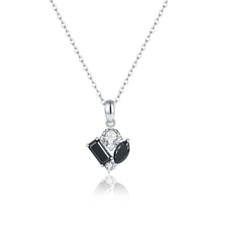 Black & White Diamond Pendant / PK-47SP/ETR