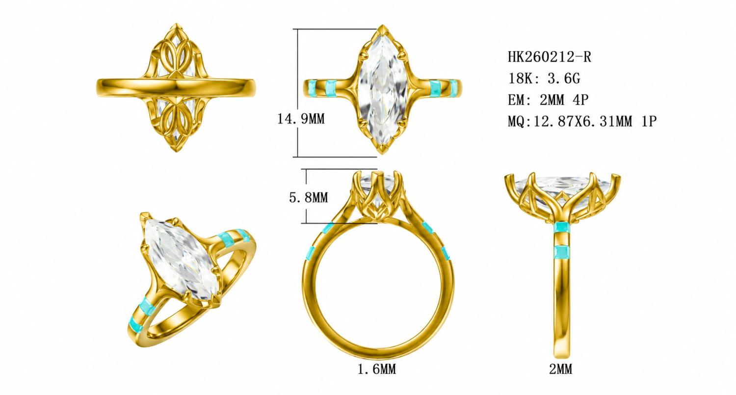 Diamond Ring / HK260212-R
