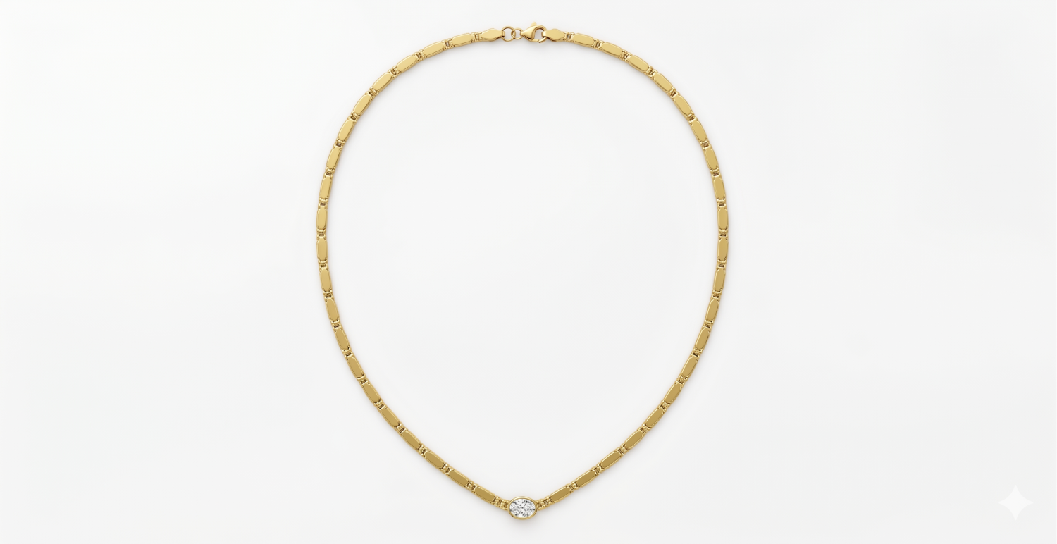 Diamond Necklace / HK2509051-N