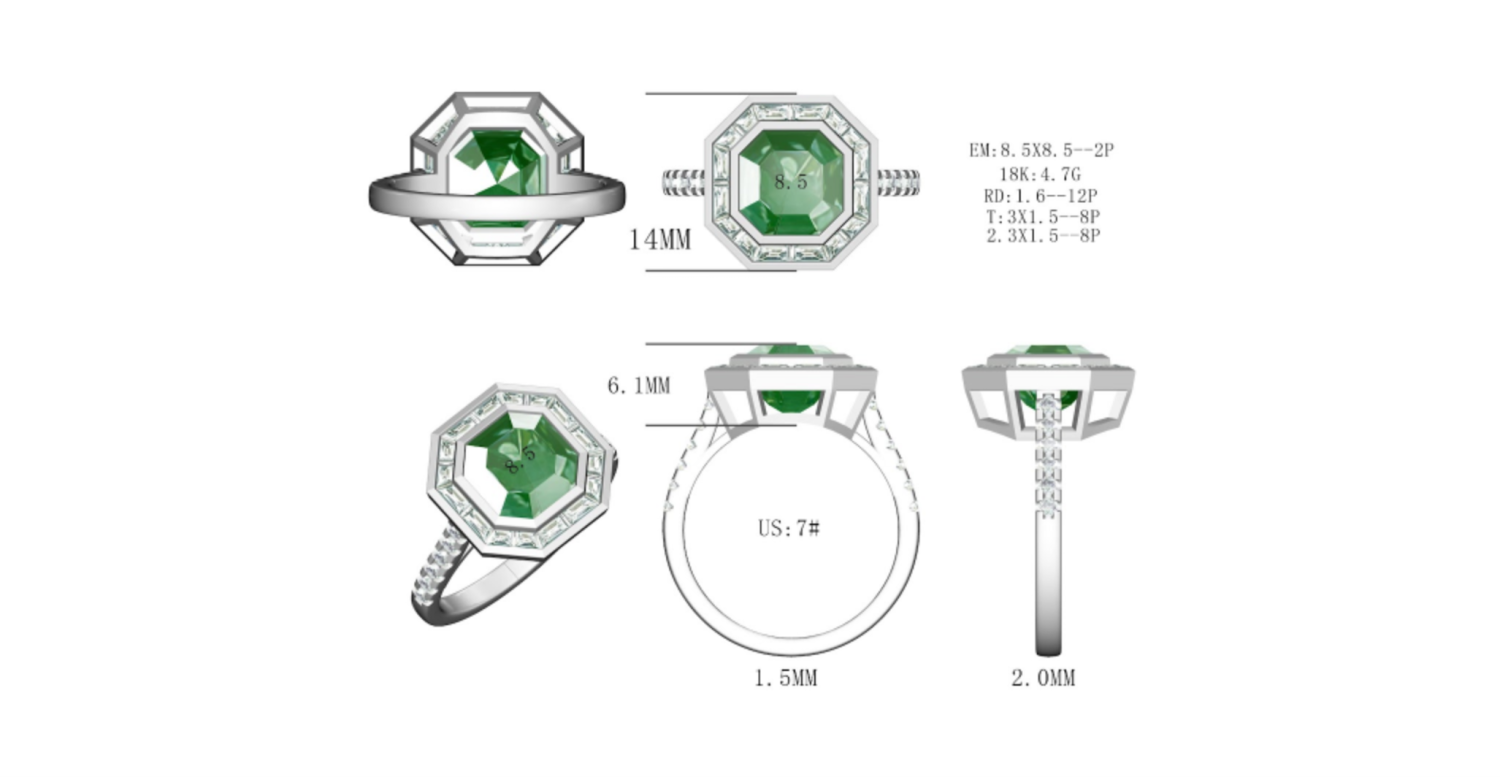 HK260547-R(PK-436R) / Gemstone Ring