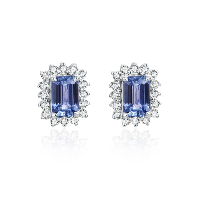 Sapphire and Diamond Earrings / PK-63E+2/SNR