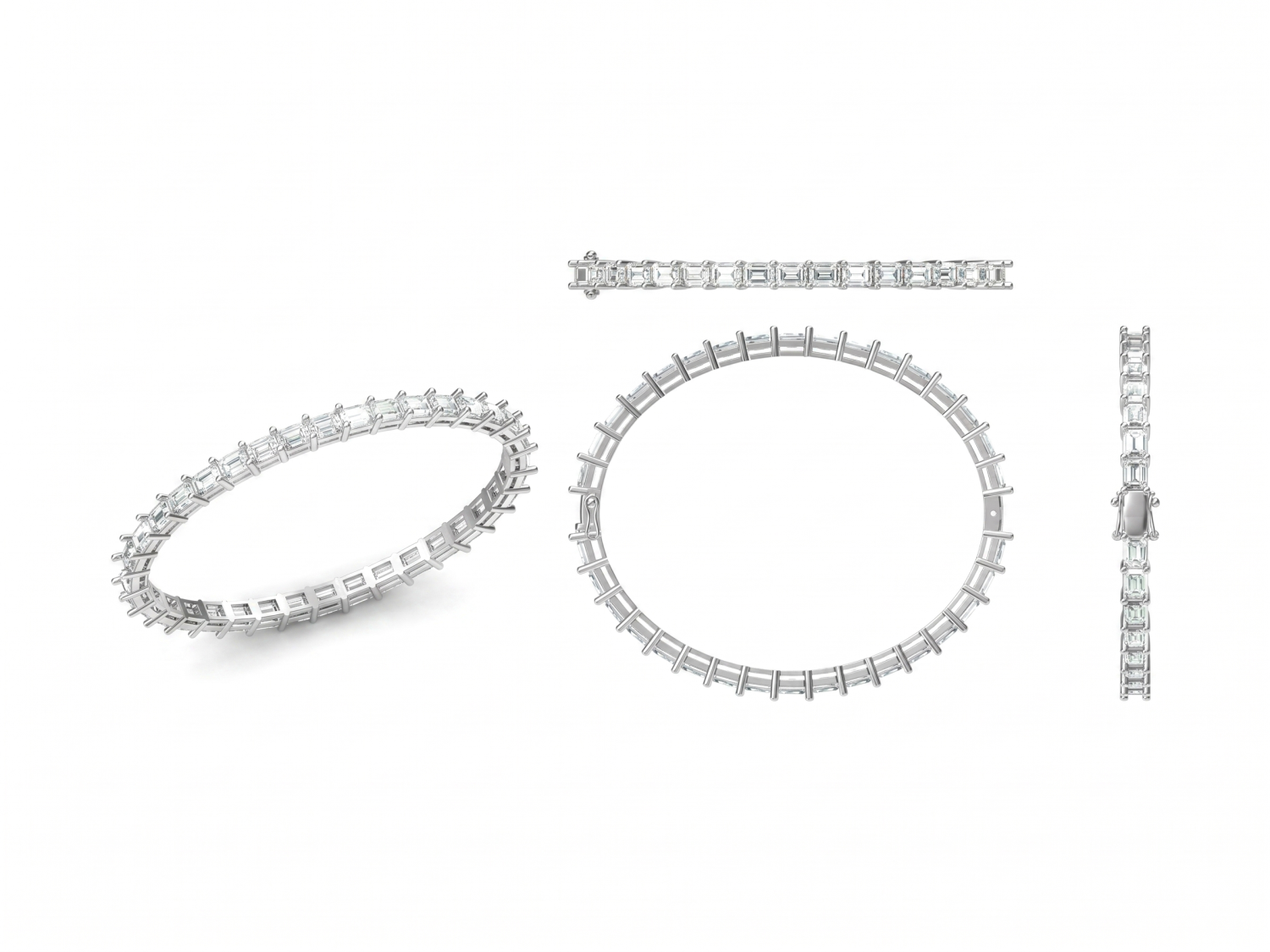Bangle Emerald Cut / HK2501209-B