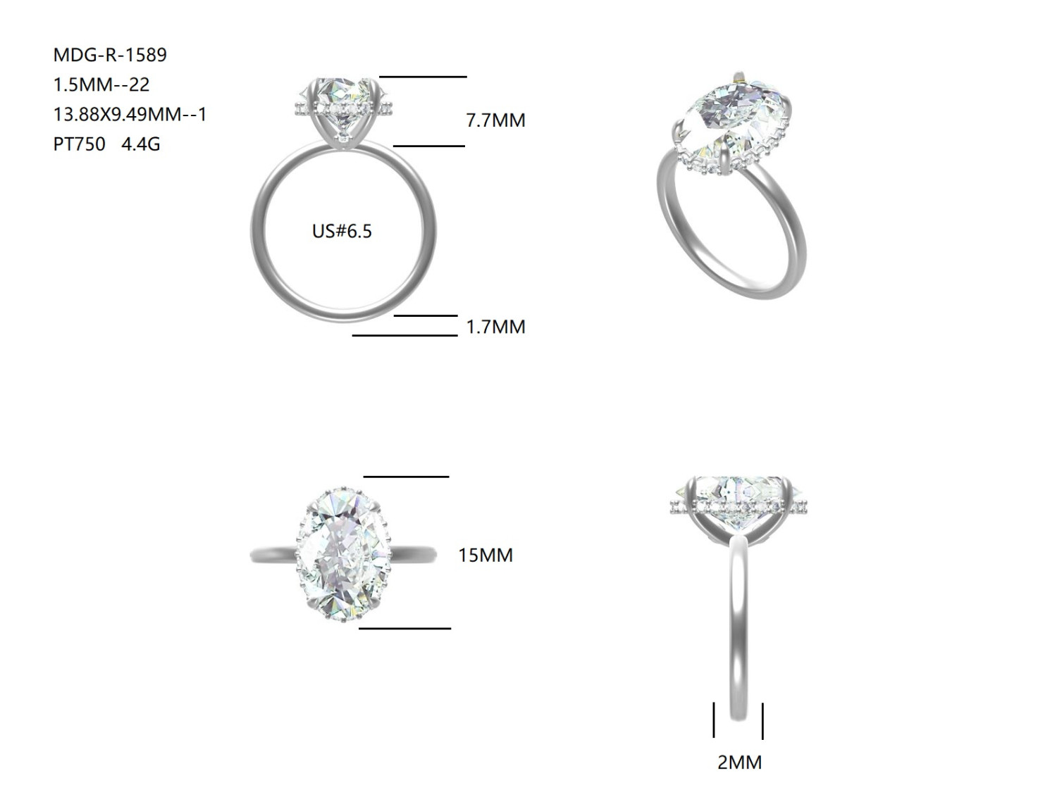 Diamond Ring / MDG-R-1589