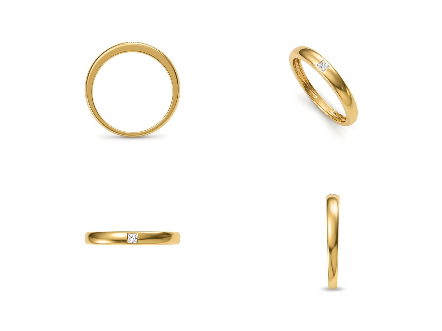 Wedding Band Ring / MDG-R-1551