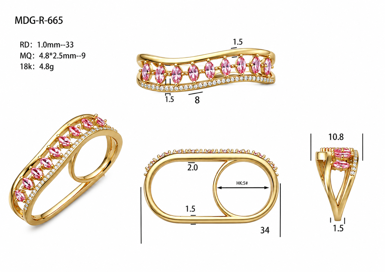 Diamond Ring / MDG-R-665