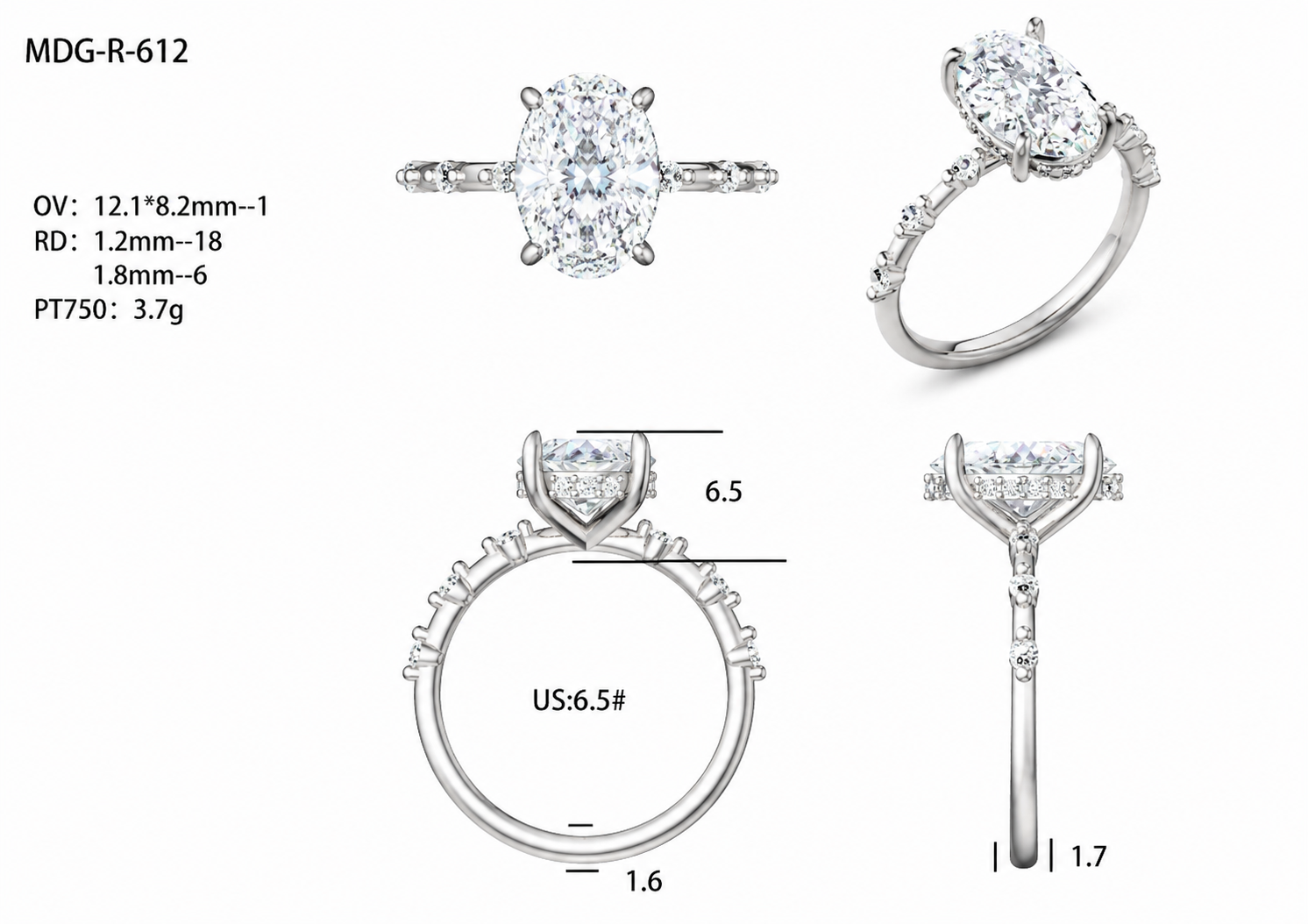 Diamond Ring / MDG-R-612