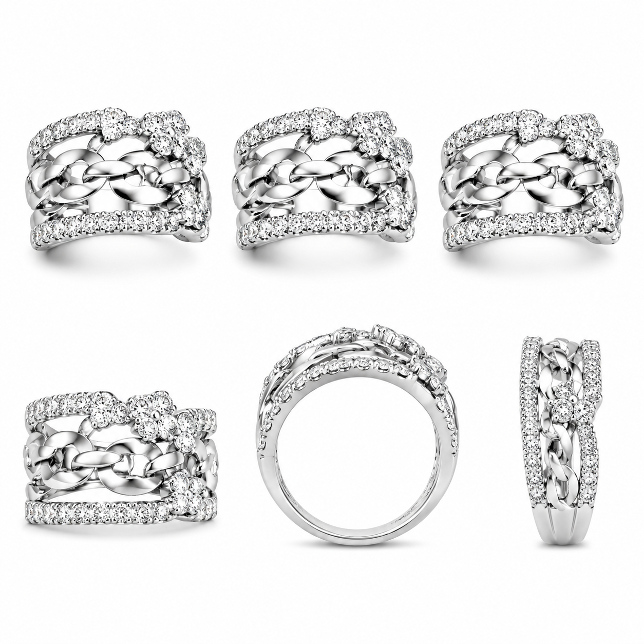 White Diamond Rings / PK-207R/MCAR