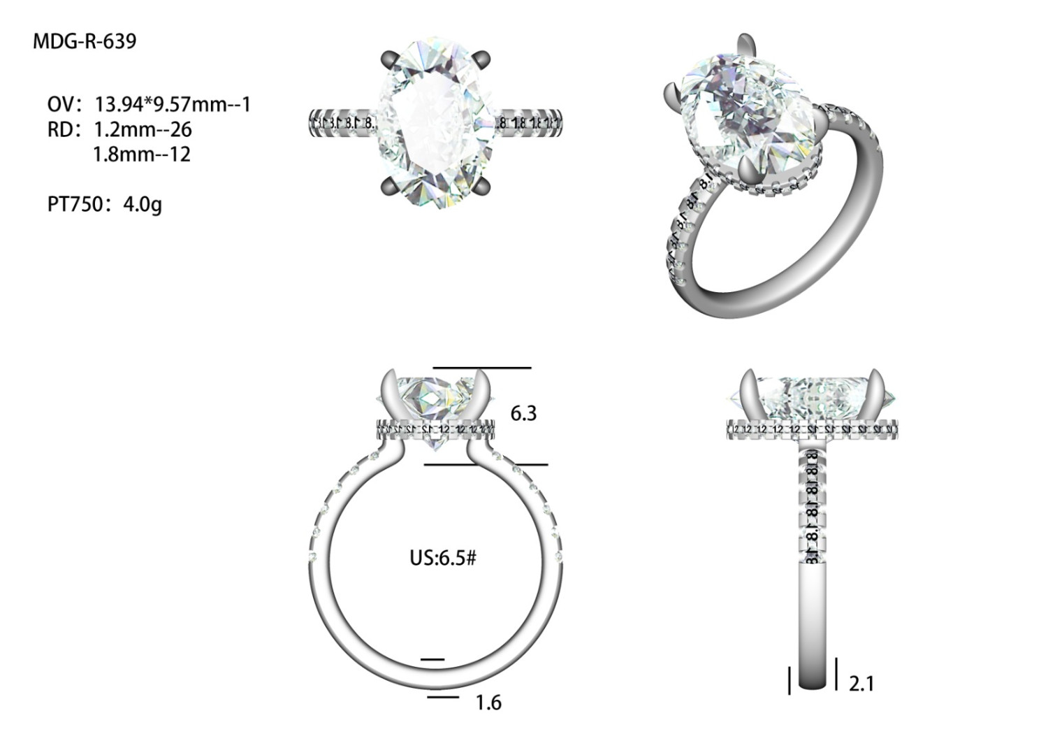 Diamond Ring / MDG-R-639