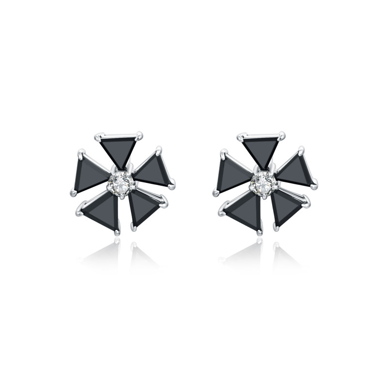 Black & White Diamond Earrings / PK-50SE/NNR