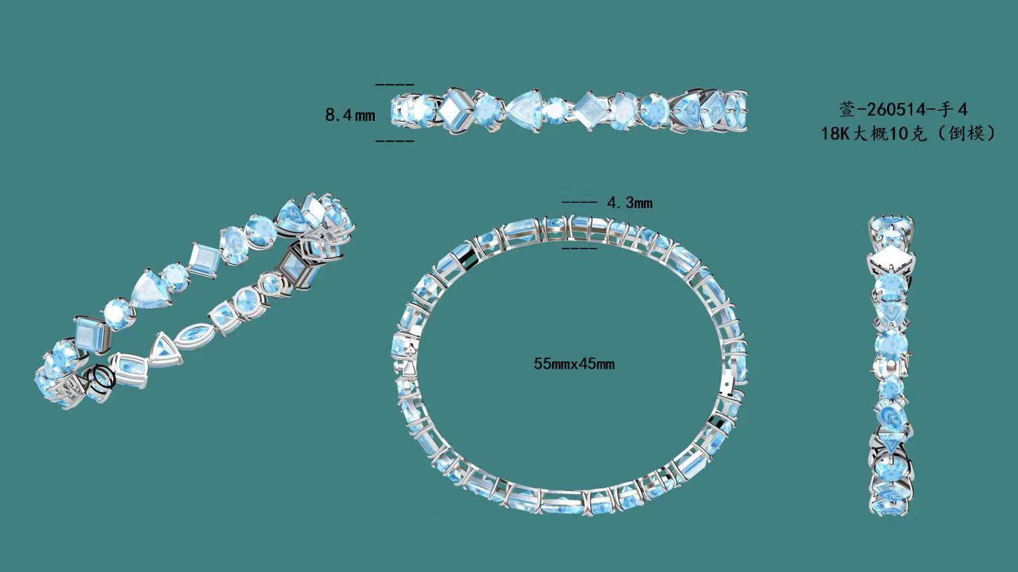 Aqua Bracelet(PK-144B) / Gemstone Bracelet