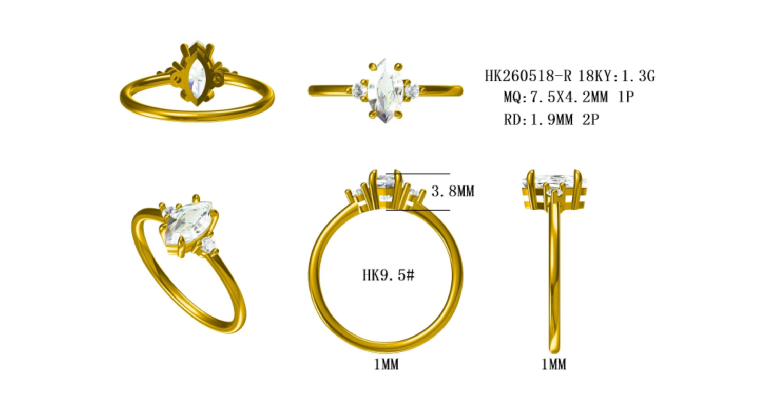 HK260518-R(PK-405R) / Diamond Ring