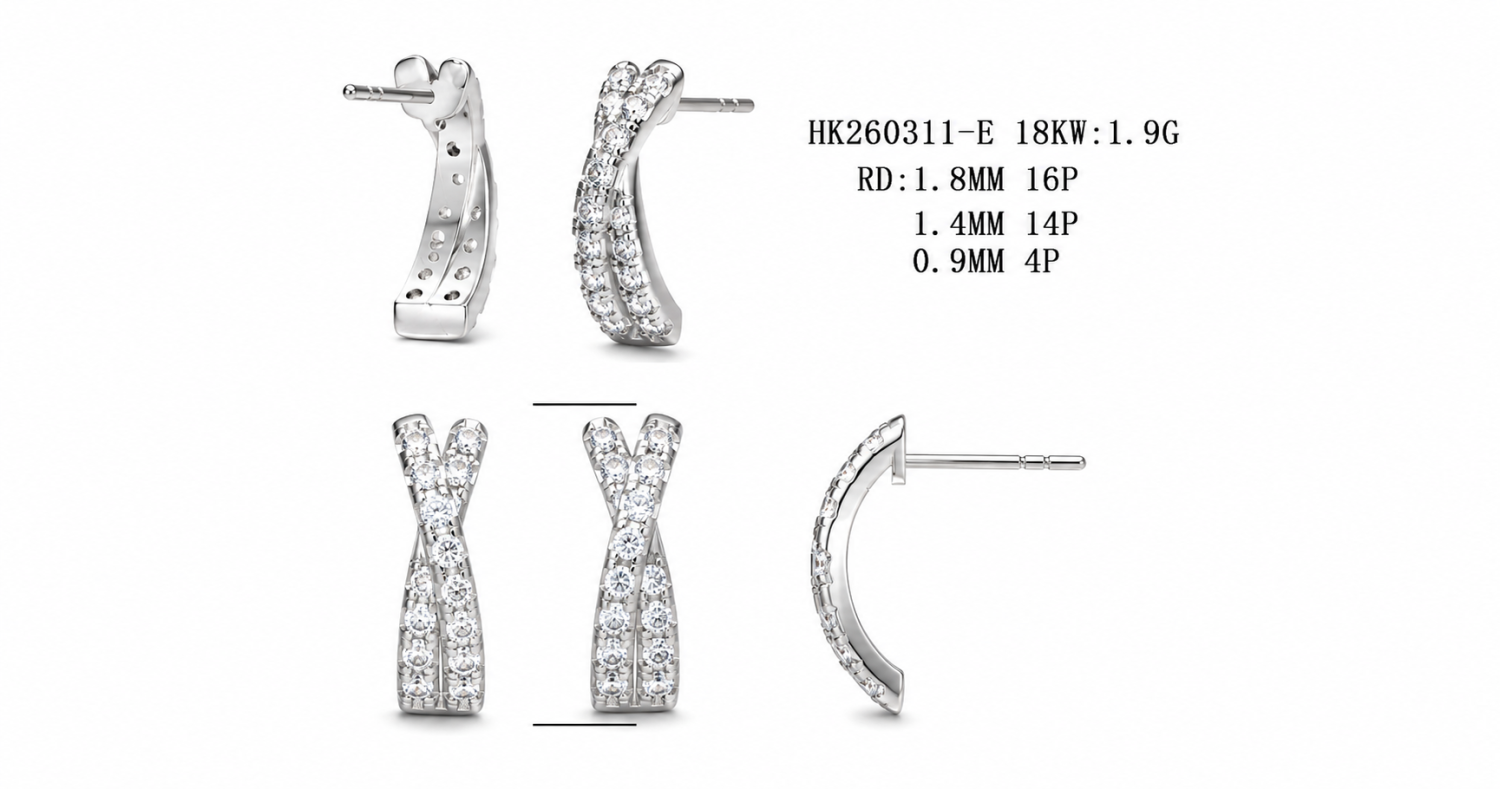 Diamond Earrings / HK260311-E