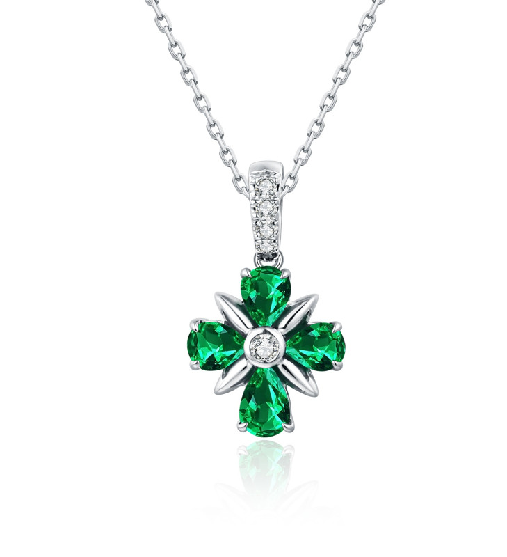 Emerald and Diamond Pendant / PK-64SP+1/AAR
