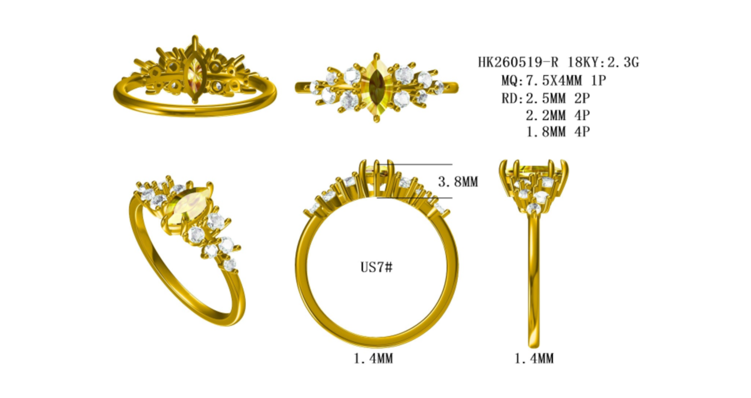 HK260519-R(PK-406R) / Diamond Ring