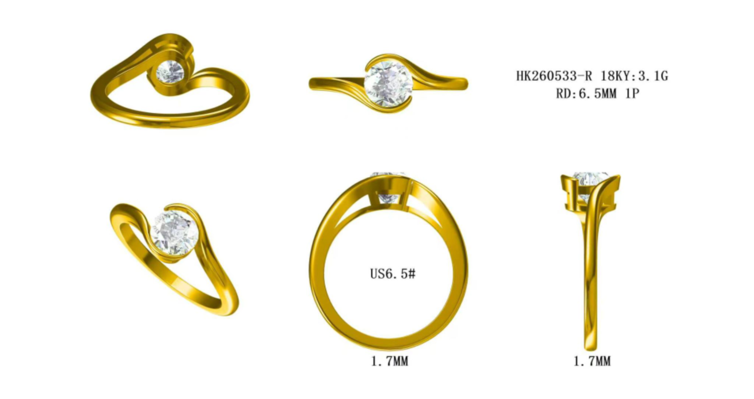 HK260533-R(PK-416R) / Diamond Ring