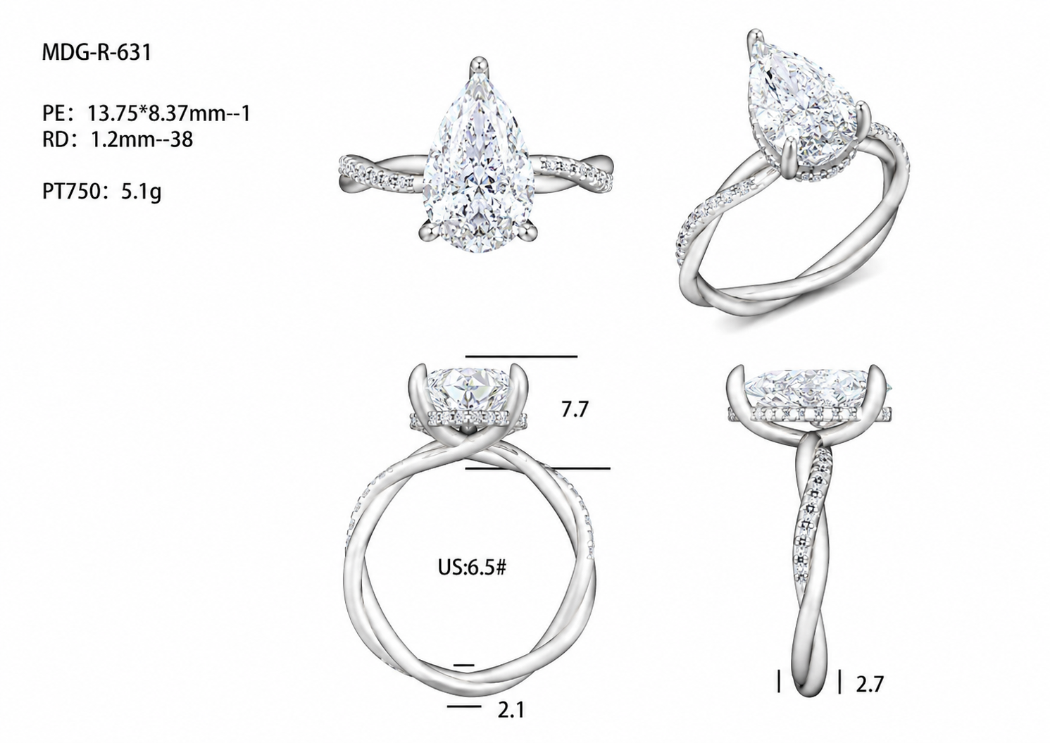 Diamond Ring / MDG-R-631