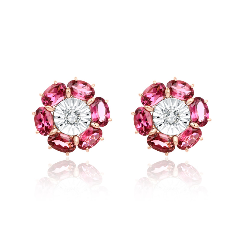 Tourmaline and Diamond Earrings / PK-55SE+1/HTR