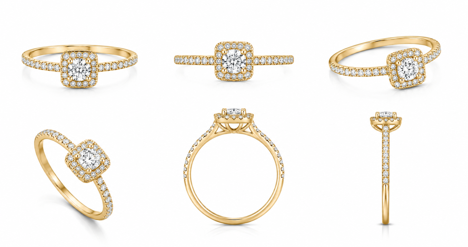 White Diamond Ring / PK-22R/AMR