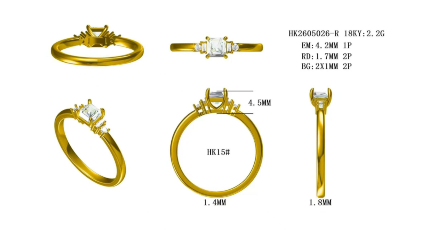 HK260526-R(PK-412R) / Diamond Ring