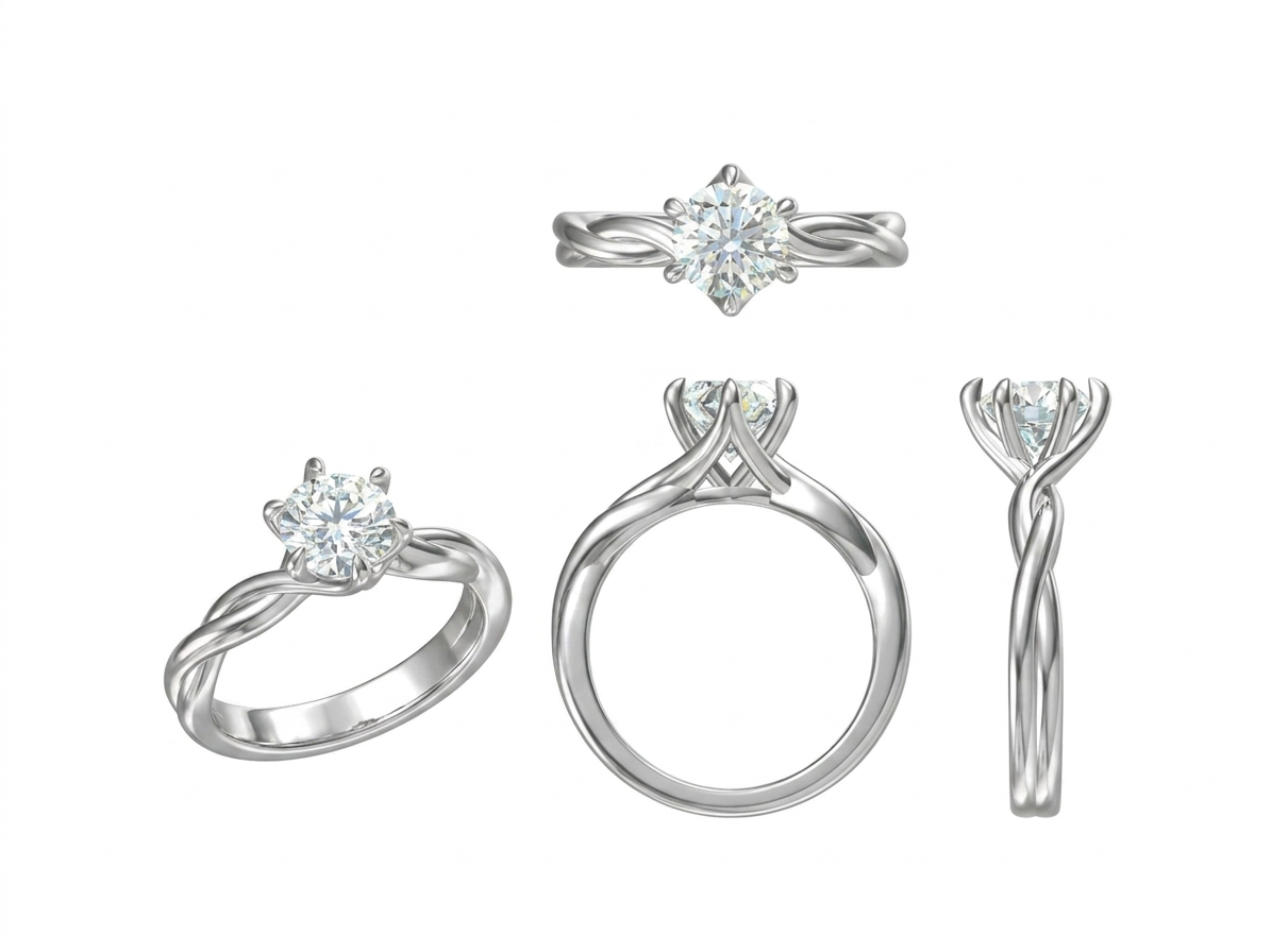 Diamond Dainty Ring / HK260110-R