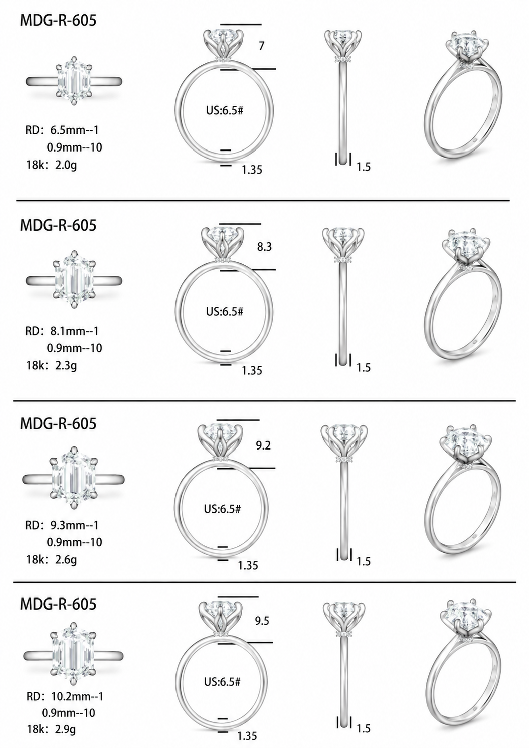 Diamond Ring / MDG-R-605