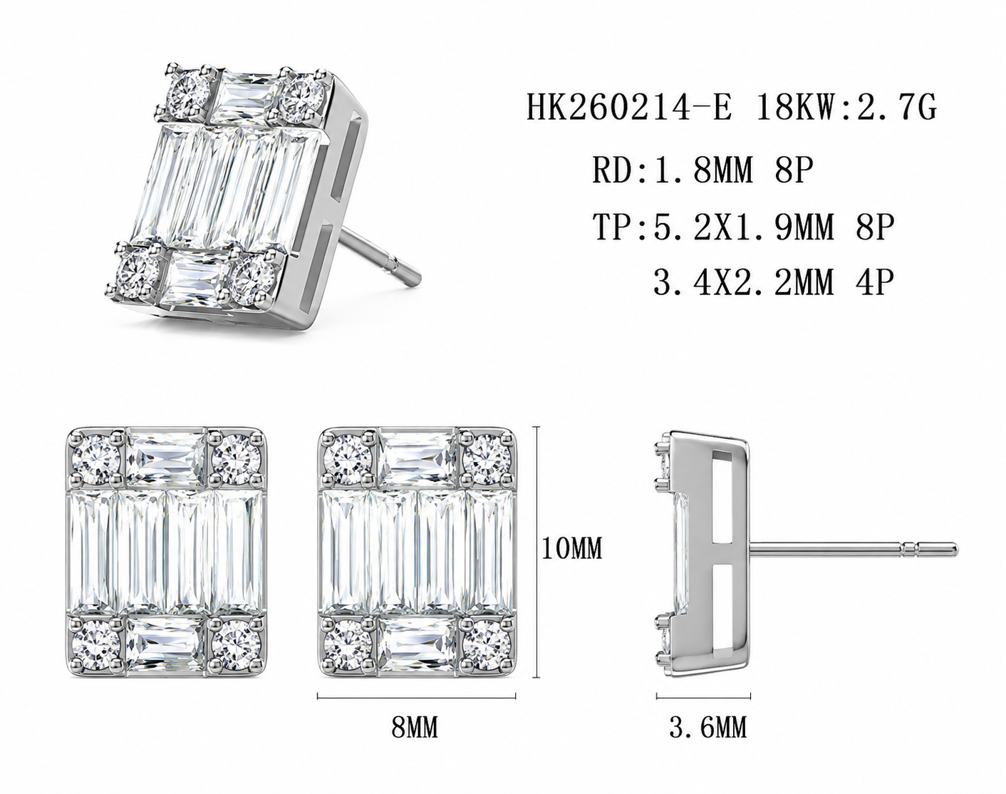 Diamond Earring / HK260214-E