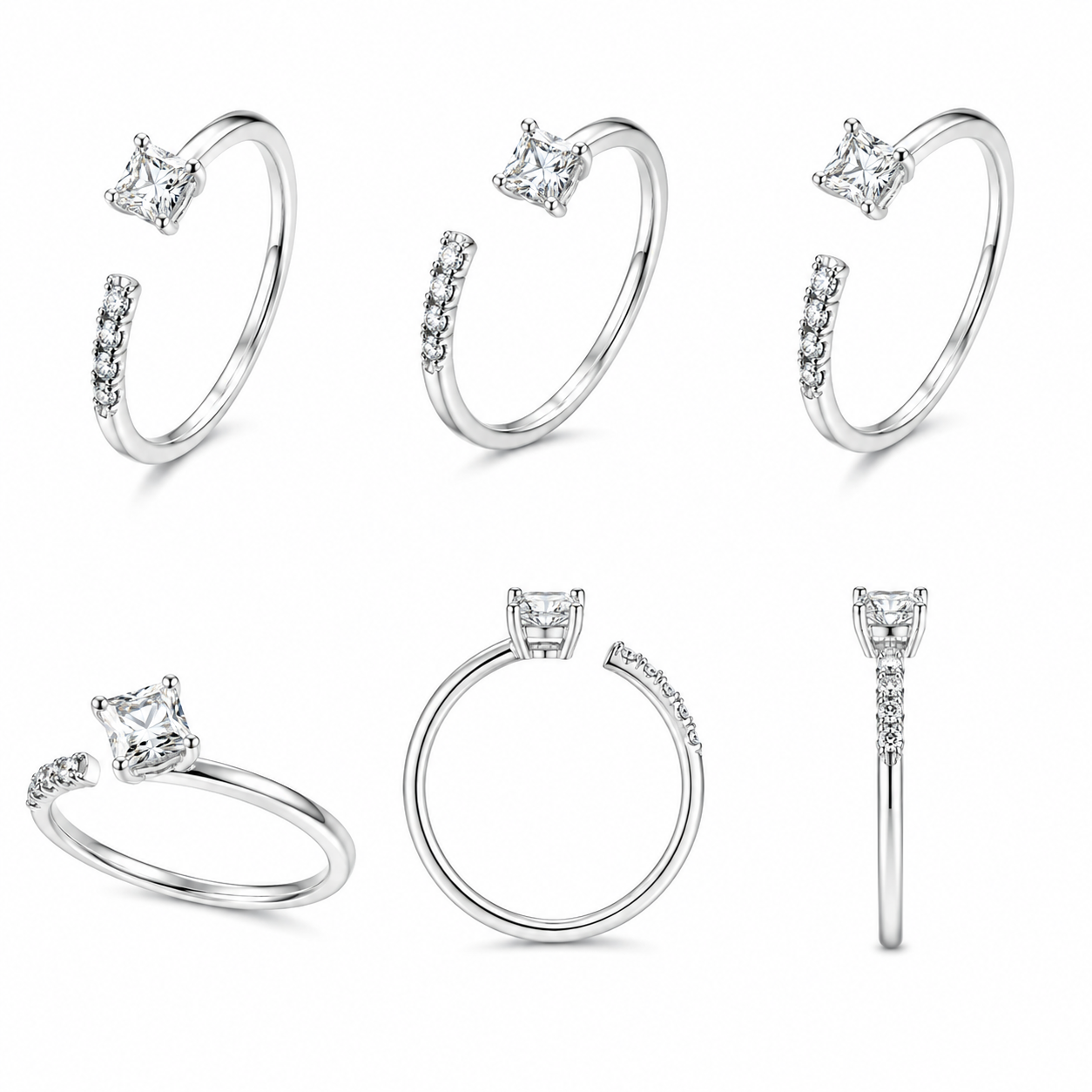 White Diamond Ring / PK-26R+2/TMR
