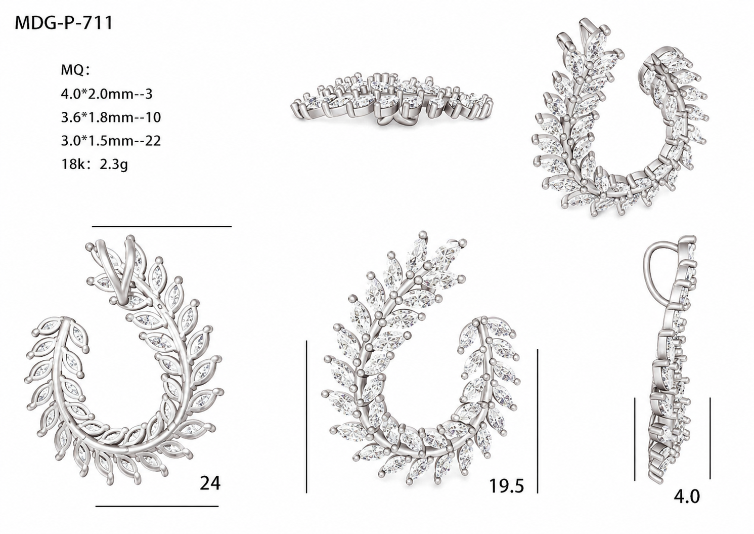 Diamond Pendant / MDG-P-711