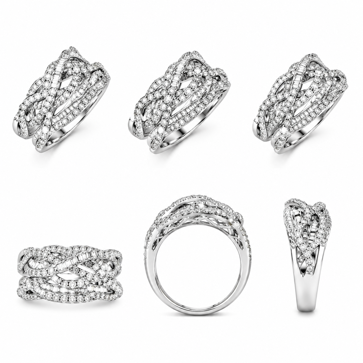 White Diamond Ring / PK-205R+1/MRTR