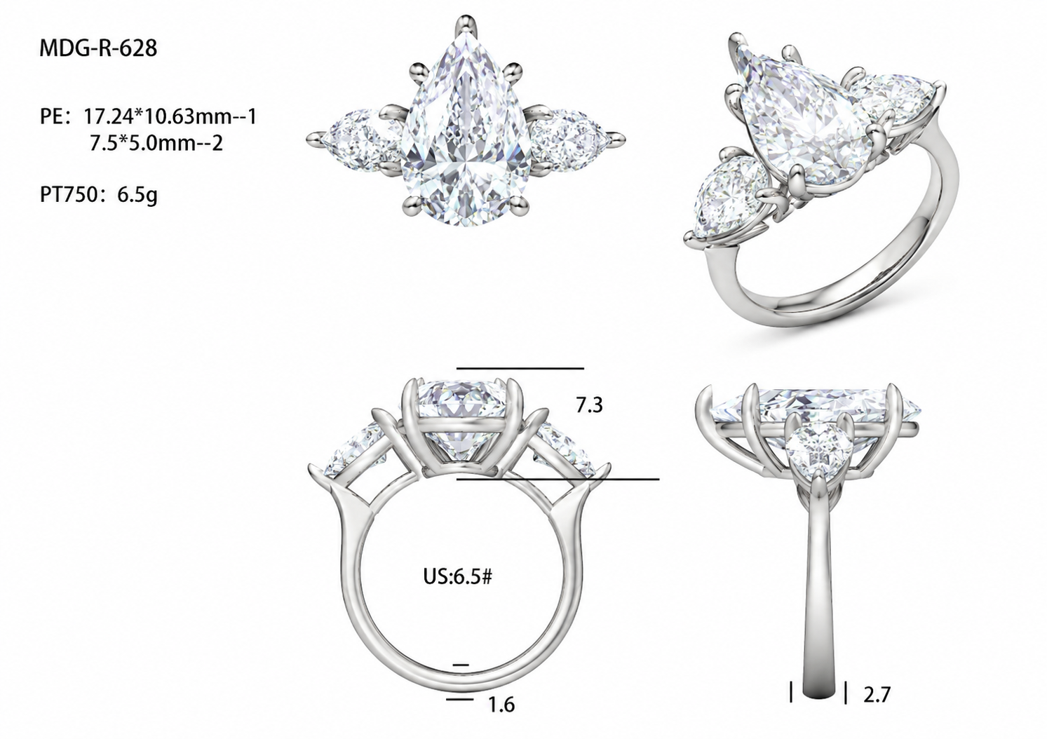 Diamond Ring / MDG-R-628