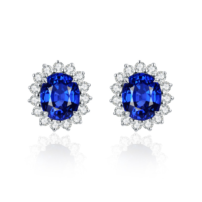 Sapphire and Diamond Earrings / PK-66E/ATR